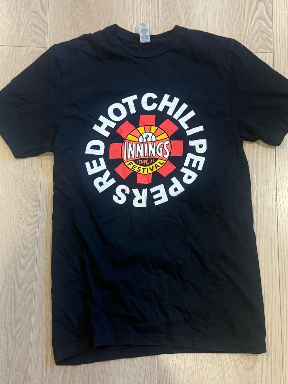 Gildan Black Red Hot Chili Peppers Innings Festival Tee